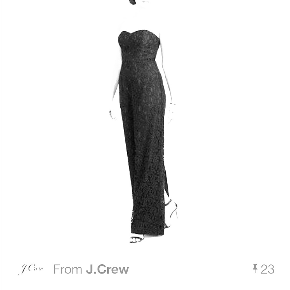 J.Crew Natasha long dress in Leavers lace. 4